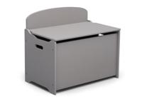 Delta Children TB83460GN-026 Houten Opbergkist met Rugleuning Grijs - thumbnail