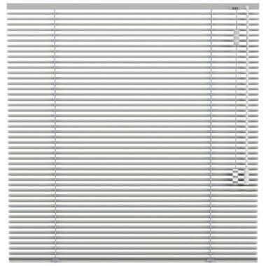 Fenstr aluminium jaloezie 25mm standaard lak - lichtgrijs (20036) - Leen Bakker
