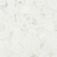 NABBI Strijkkralen, afm 5x5 mm, gatgrootte 2,5 mm, medium, lichtgevend, 1100 stuk/ 1 doos - thumbnail