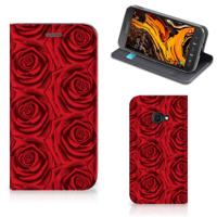 Samsung Galaxy Xcover 4s Smart Cover Red Roses - thumbnail