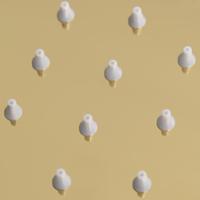 VidaXL Regendouchekop rond 50 cm roestvrij staal goudkleurig - thumbnail