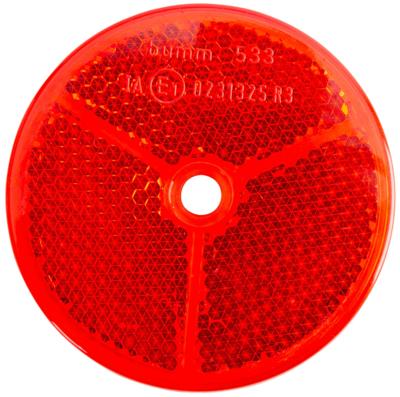 Busch + Müller Busch & müller reflector b&m rear reflector plastic 61mm,red