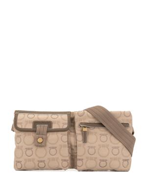Salvatore Ferragamo Pre-Owned Gancini belt bag - Brown Salvatore Ferragamo Pre-Owned Gancini belt bag - Brown