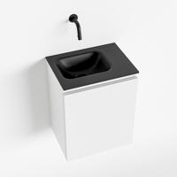 MONDIAZ OLAN 40cm toiletmeubel talc. LEX wastafel urban links geen kraangat - thumbnail