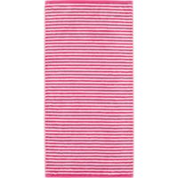 Cawö Cawo Campus Ringel Gastendoekje 30x50 pink - thumbnail