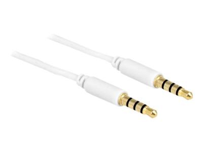 Delock 83441 Kabel Stereo Jack 3,5 mm 4-pins male > male 2 m Delock 83441 Kabel Stereo Jack 3,5 mm 4-pins male > male 2 m