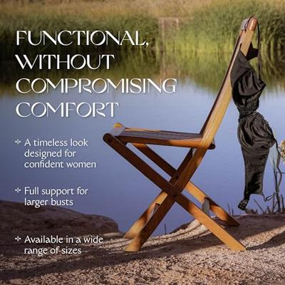 BH Ladyform Soft W X - Minimizer Bh - Bh voor kleinere borsten - Zwart - Stevige bh