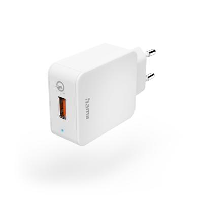 Hama Snellader Qualcomm® Quick Charge™ 3.0 USB-A 19,5 W Wit Hama Snellader Qualcomm® Quick Charge™ 3.0 USB-A 19,5 W Wit
