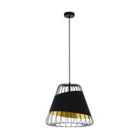 Eglo Design draadhanglampAustell 43cm zwart met goud - 49509 - thumbnail