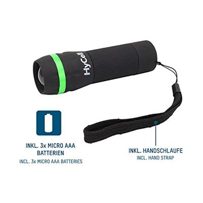 HyCell Zoom-Flashlight 1W-LED zaklamp