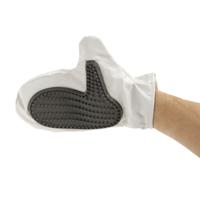 Beeztees verzorgingshandschoen - kattenverzorging - grijs - 25x18x1,5 cm - thumbnail