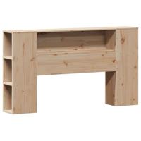 Bed met boekenkast zonder matras massief grenenhout 120x190 cm - thumbnail