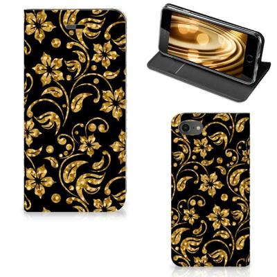 iPhone 7 | 8 | SE (2020) | SE (2022) Smart Cover Gouden Bloemen iPhone 7 | 8 | SE (2020) | SE (2022) Smart Cover Gouden Bloemen