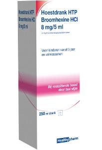 Healthypharm Hoestdrank Broomhexine HCI 8mg/5ml