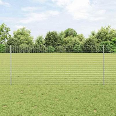VidaXL Afrasteringspaal 22 pcs zilver 140 cm staal VidaXL Afrasteringspaal 22 pcs zilver 140 cm staal