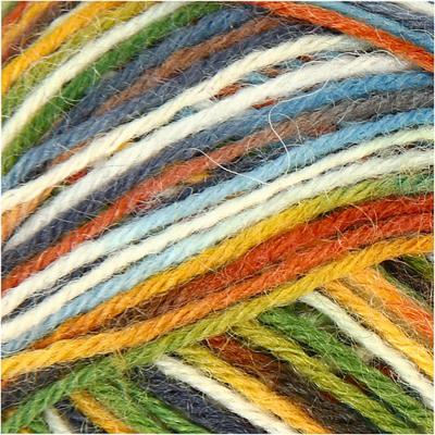 Creativ Company Sokkengaren, l: 200 m, mosgroen, 50 gr/ 1 bol