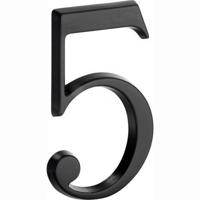 Artitec Mi Satori Huisnummer Roman 120mm-5 mat zwart - thumbnail