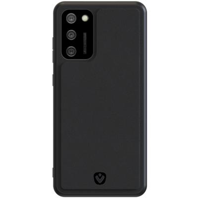 Valenta Leather Back Cover Snap Samsung Galaxy A02s Black Valenta Leather Back Cover Snap Samsung Galaxy A02s Black