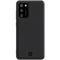 Valenta Leather Back Cover Snap Samsung Galaxy A02s Black - thumbnail