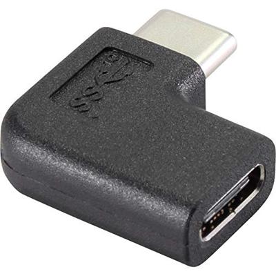 Renkforce USB 3.2 Gen 2 (USB 3.1 Gen 2) Adapter [1x USB-C stekker - 1x USB-C bus] 90° haaks naar rechts