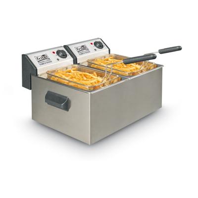 Fritel SF3855 Profi Friteuse 2x5L 6400W RVS/Zwart