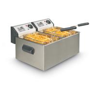 Fritel SF3855 Profi Friteuse 2x5L 6400W RVS/Zwart - thumbnail