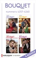 Bouquet e-bundel nummers 4257 - 4260 - Michelle Smart, Pippa Roscoe, Kali Anthony, Amanda Cinelli - ebook - thumbnail