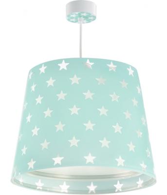 Dalber hanglamp Stars glow in the dark 33 cm turquoise