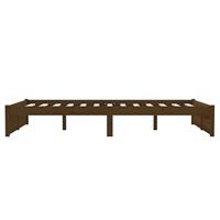 Bedframe massief hout honingbruin 120x190 cm 4FT Small Double - thumbnail