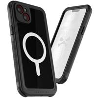 Ghostek Nautical Waterproof MagSafe Case + Belt Swivel Holster Apple iPhone 14 Plus Black - thumbnail