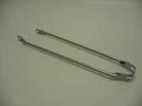 spatbordstang 28 zilver - thumbnail