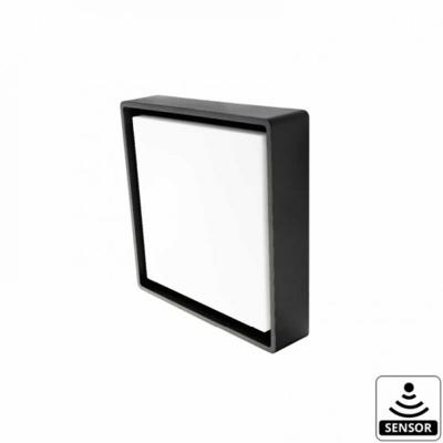 LED buitenlamp zwart SG Frame Square Maxi 3000K bewegingssensor