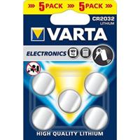 Varta CR2032 Lithium Knoopcel Batterijen 5 Stuks - thumbnail