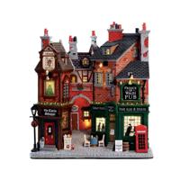 Lemax english lane verlichte facade 2017 - thumbnail