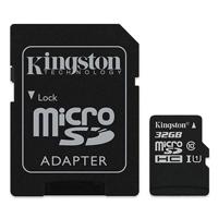 Kingston Micro SD Kaart 32GB Met Adapter - thumbnail
