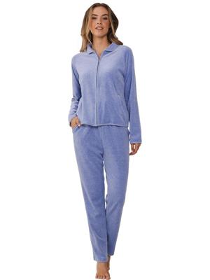 Paars velours huispak Pastunette Paars velours huispak Pastunette