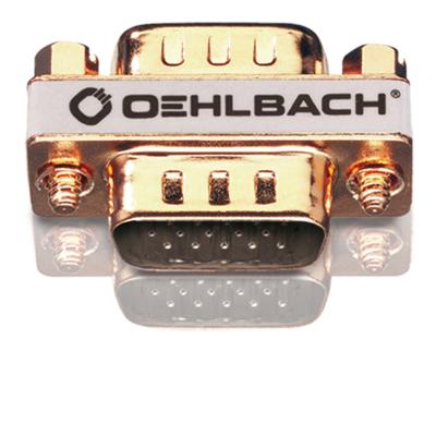 Oehlbach VGA ADP-1 VGA-adapter, m/m goud
