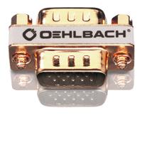 Oehlbach VGA ADP-1 VGA-adapter, m/m goud - thumbnail