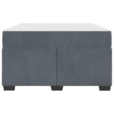 Bedframe met matras Anders Donkergrijs 120 x 200 cm Fluweel