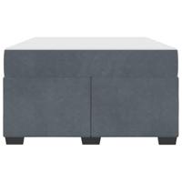 Bedframe met matras Anders Donkergrijs 120 x 200 cm Fluweel - thumbnail