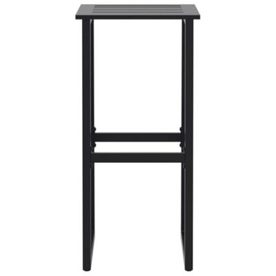 Barkrukken 4 st 38x38x80 cm gepoedercoat staal zwart - thumbnail