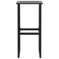 Barkrukken 4 st 38x38x80 cm gepoedercoat staal zwart - thumbnail