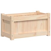 Plantenbakken 2 st cm massief grenenhout - thumbnail
