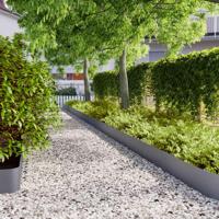 VidaXL Gazonranden 30 st 20x103 cm koudgewalst staal antraciet - thumbnail