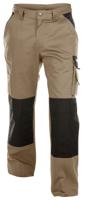 DASSY broek boston p/k 245gr khaki/zwart 50 - thumbnail