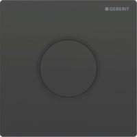 Bedieningsplaat Geberit Type 10 Met Batterijvoeding Round Mat Zwart - thumbnail