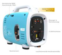 Güde Inverter aggregaat ISG 800-1 - thumbnail