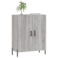 Dressoir 69,5x34x90 cm bewerkt hout grijs sonoma eikenkleurig - thumbnail