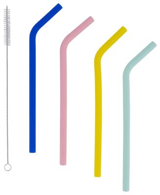 HEMA Siliconen rietjes - 4 stuks