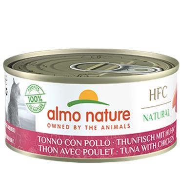 Almo Nature HFC Natural tonijn en kip natvoer kat (150 g) 24 x 150 g